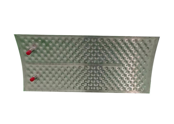 Edelstahl-Kissen-Platten-Reaktor-energiesparendes Wärmeaustausch-Grübchen