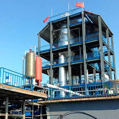Abwasserausdampfsystem Mvr Multi-Effekt-Fallend Dünnfilm automatisch 1600lph