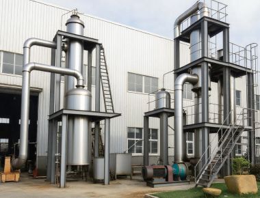 Abwasserausdampfsystem Mvr Multi-Effekt-Fallend Dünnfilm automatisch 1600lph