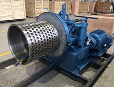 Kontinuierliches Kristallabscheidungs- und Entwässerungs-Salz-Schubzentrifugensystem