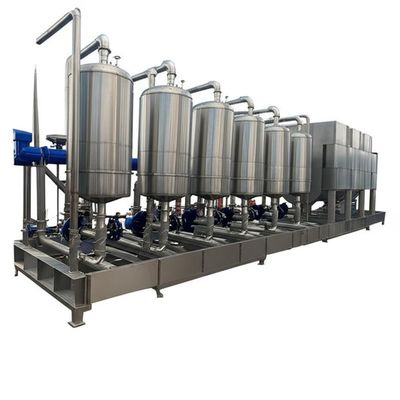 1600 lph Mehrfach-Effekt-Verdampfer Vakuum-Kristallisationsanlage für Abwasser
