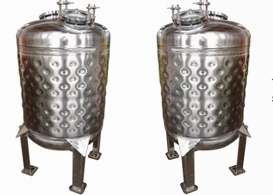Kissen-Platten-Jacken-Behälter SS316L 2000L für Bier-Gärung