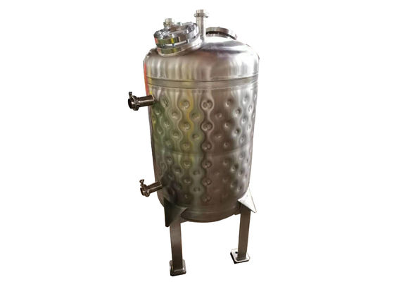 Kissen-Platten-Jacken-Behälter SS316L 2000L für Bier-Gärung
