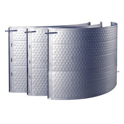 Vernickeln Sie weißen Edelstahl Dimple Plate For Storage Tank