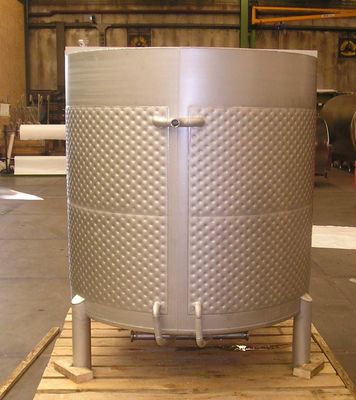 Edelstahl-Kissen-Platten-Jacken-Behälter, Bierlagerungs-Sammelbehälter des Handwerks-300L