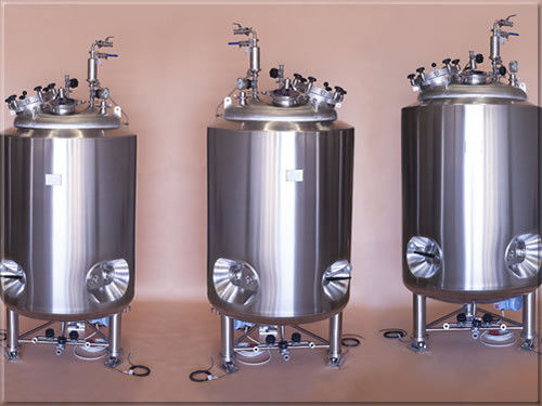 Edelstahl-Kissen-Platten-Jacken-Behälter, Bierlagerungs-Sammelbehälter des Handwerks-300L