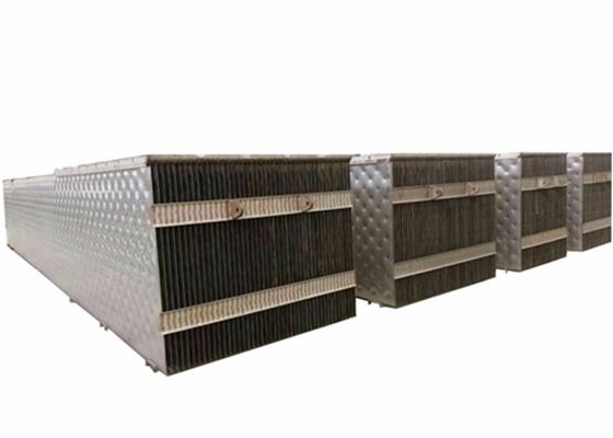 Thermo Platten-Wärmetauscher SS 6x2m mit breiter Rohr-Kissen-Platte