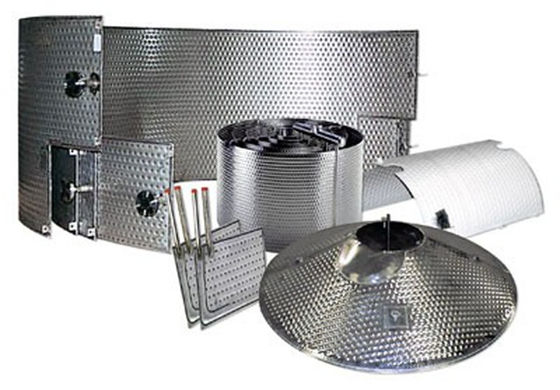 ISO doppel-wandige prägeartige Dimple Plate Heat Exchanger